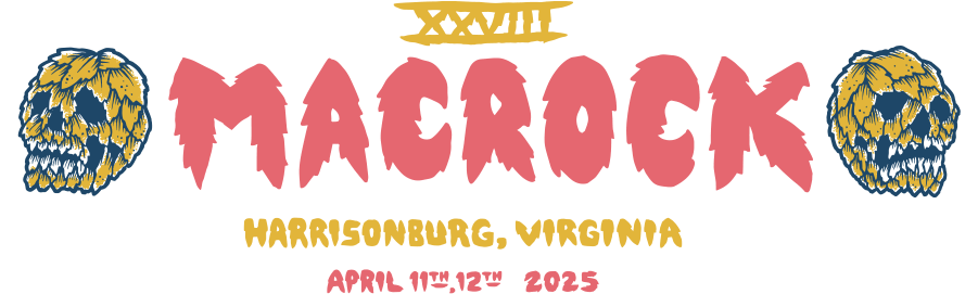 Stylized MACROCK logo with the dates April 11th and 12th 2005 below it.