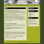MACROCK 2009 Website Theme featuring moths and skulls